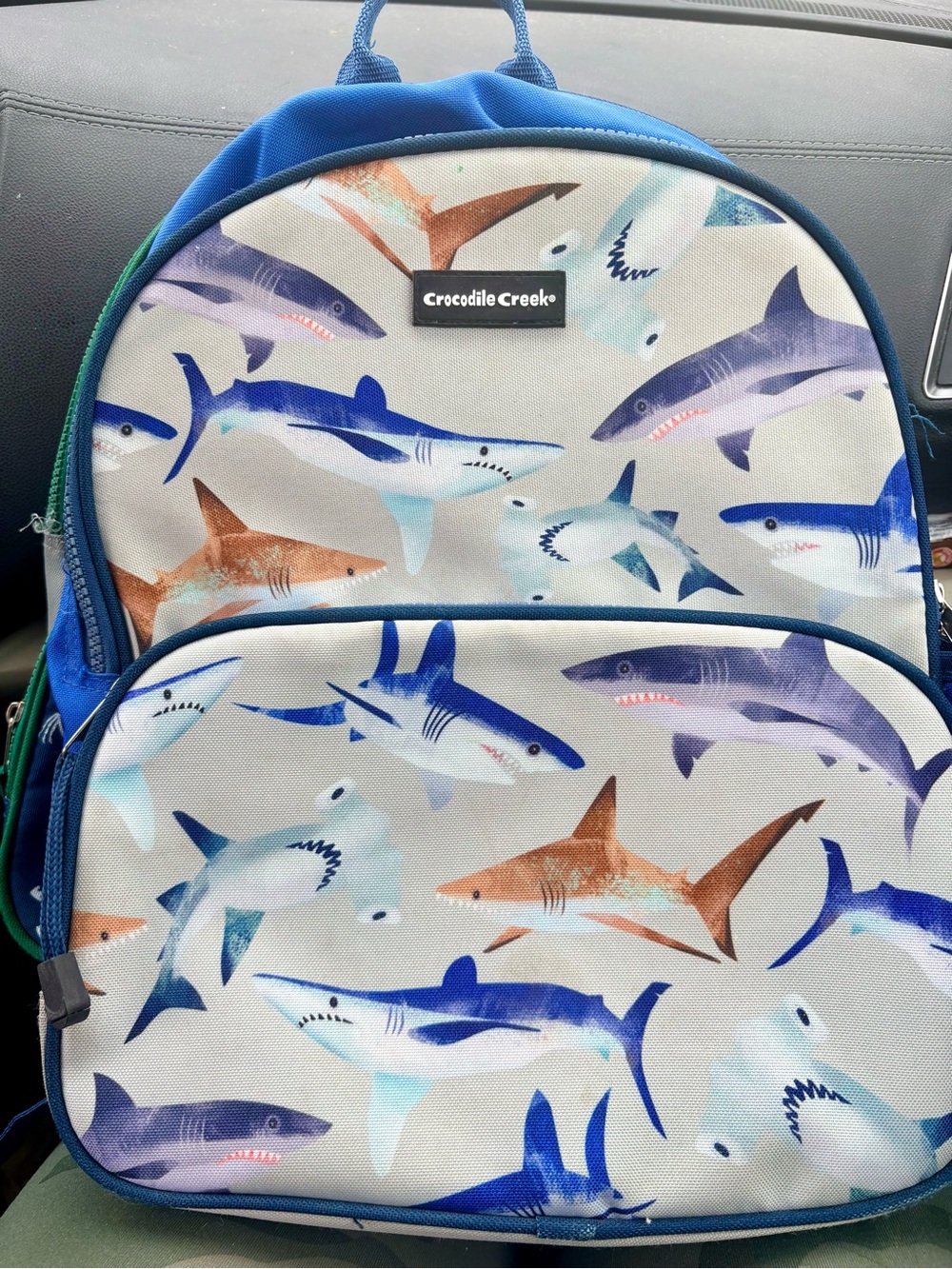 Crocodile Creek Kids Shark Print Backpack